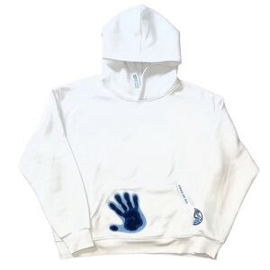 EMRZZZ Thermal Hoodie White/Blue